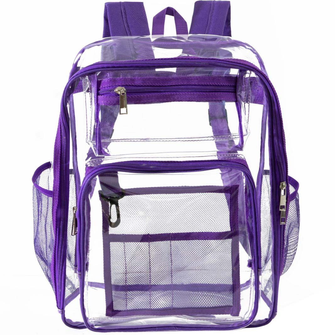 Gravis officium PVC transparent backpacks ad schola